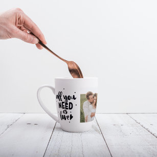 Coffee mug with a love message: Anywhere but with you! –