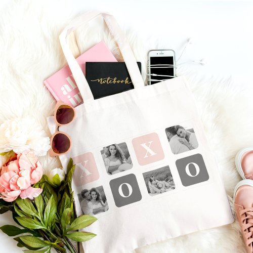 Collage Couple Photo  All You Need Is Love Quote Tote Bag