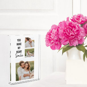 Collage Couple Photo & Lovely Romantic Quote Block