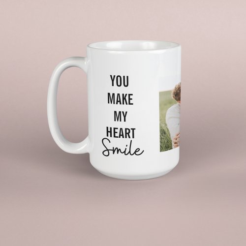 Collage Couple Photo  Lovely Romantic Quote Coffee Mug