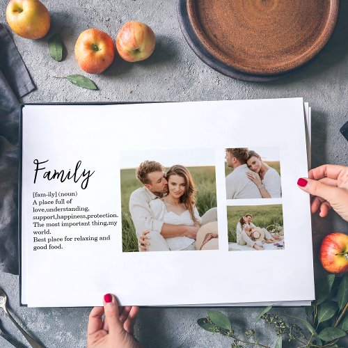 Collage Couple Photo  Romantic Family Gift Placemat