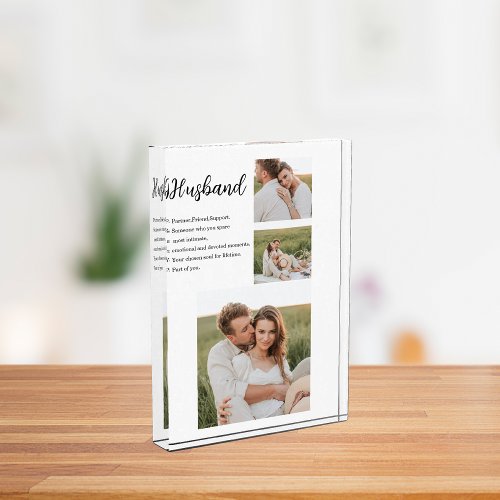 Collage Couple Photo  Romantic Husband Love Gift