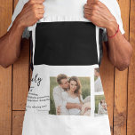 Collage Couple Photo & Romantic Husband Love Gift Apron<br><div class="desc">Collage Couple Photo & Romantic Family Gift</div>