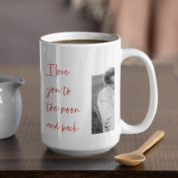 Collage Couple Photo &amp; Romantic Quote Love You Cof Coffee Mug