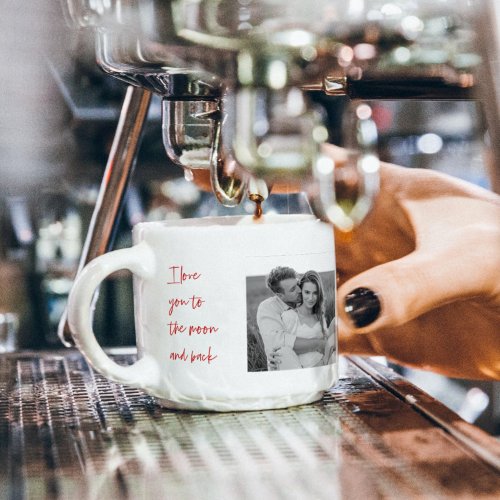 Collage Couple Photo  Romantic Quote Love You Esp Espresso Cup