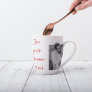 Collage Couple Photo & Romantic Quote Love You Lat Latte Mug