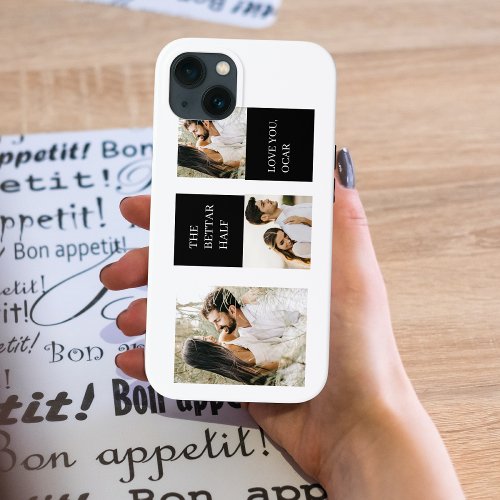 Collage  Couple Photo  Valentine Gift iPhone 13 Case