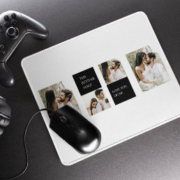 Collage  Couple Photo | Valentine Gift Mouse Pad
