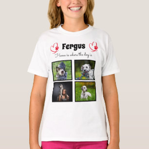  Collage - dog photo customized memory for girls T-Shirt