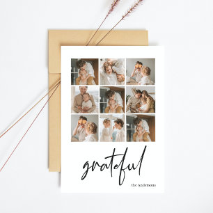 Collage Family Photo Grateful & Family Name