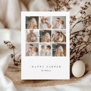 Collage Family Photo Happy Easter Invitation