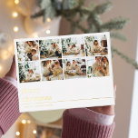 Collage Family Photo | Merry Christmas Postcard<br><div class="desc">Collage Family Photo | Merry Christmas Postcard</div>