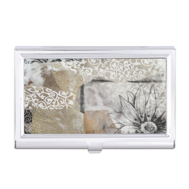 Collage Fleur II Business Card Case (Front)