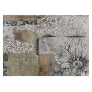 Collage Fleur II Cutting Board