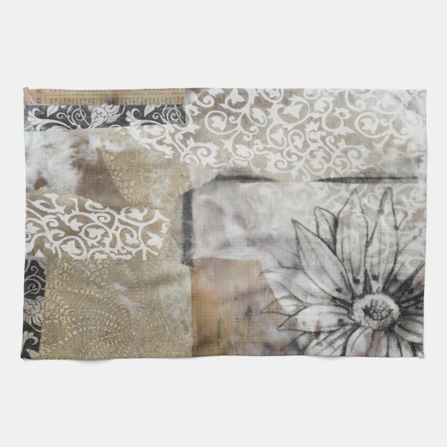 Collage Fleur II Towel (Horizontal)