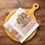 Collage Friend Photos | Happy Birthday Gift Kitchen Towel<br><div class="desc">Collage Friend Photos | Happy Birthday Gift.Make your friend's birthday extra special with this custom-made gift featuring a collage of your favorite moments together! This personalized pink-themed birthday gift is available exclusively on Zazzle,  and it's the perfect way to show your friend how much they mean to you.</div>