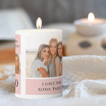 Collage Friend Photos | Happy Birthday Gift Pillar Candle<br><div class="desc">Collage Friend Photos | Happy Birthday Gift.Make your friend's birthday extra special with this custom-made gift featuring a collage of your favorite moments together! This personalized pink-themed birthday gift is available exclusively on Zazzle,  and it's the perfect way to show your friend how much they mean to you.</div>