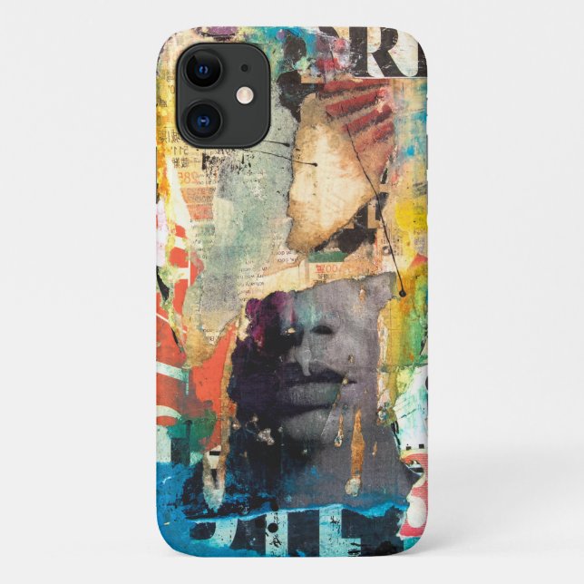 Collage Head Case-Mate iPhone Case (Back)