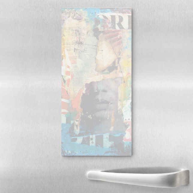 Collage Head Magnetic Notepad (In Situ)