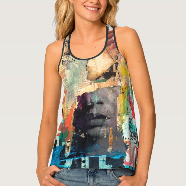 Collage Head Tank Top (Front)