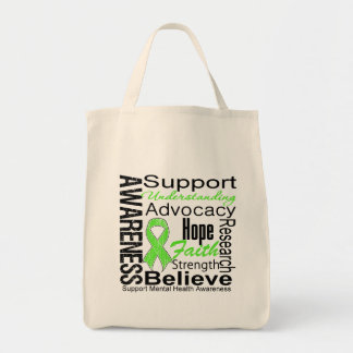 Collage - Mental Health Awareness Tote Bag