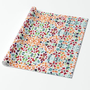 Collage Mosaic Wrapping Paper by LNZart at Zazzle