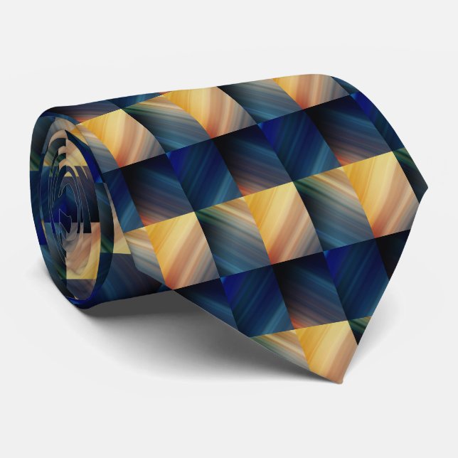 Collage Neck Tie (Rolled)