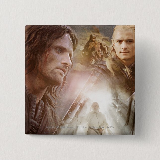Collage of Characters Button (Front)