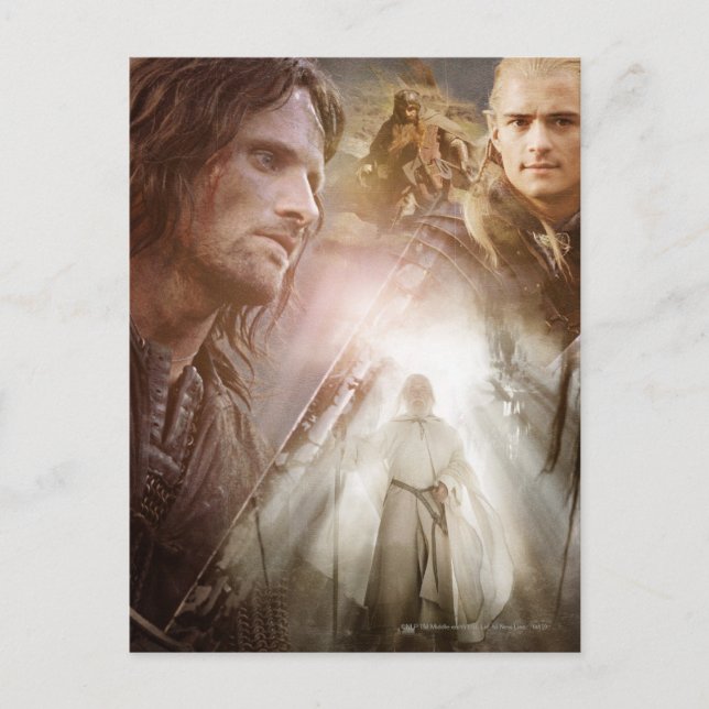 Collage of Characters Postcard (Front)