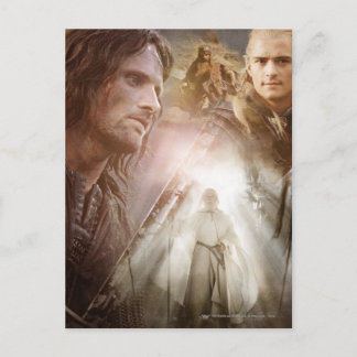 Collage of Characters Postcard