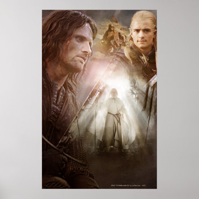 Collage of Characters Poster (Front)