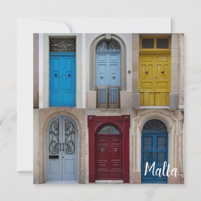 Collage of colorful front doors (Front)