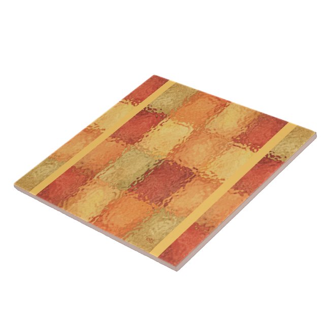 Collage of Colors SG (yellow) Ceramic Tile (Side)