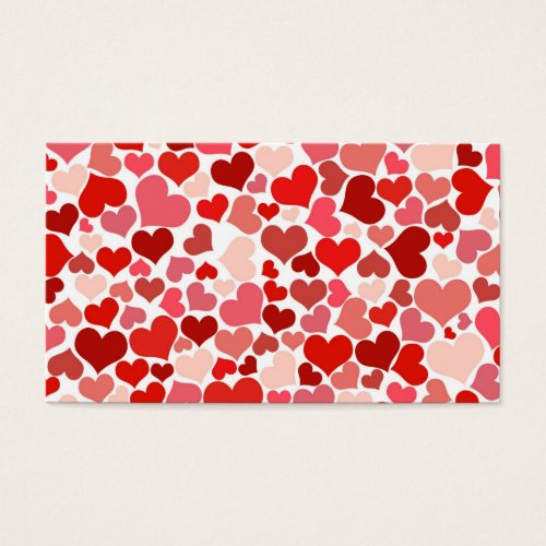 Collage of Hearts Business Cards