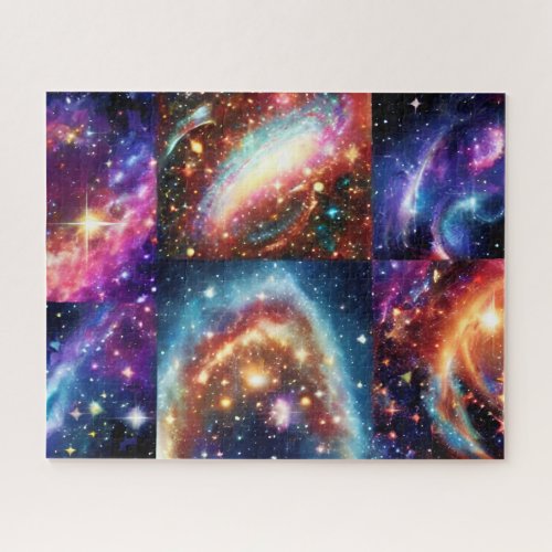 Collage of infinity mysteries of cosmos and beyond jigsaw puzzle