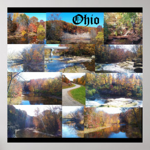 COLLAGE OF OHIO POSTER