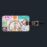 Collage of Peace Luggage Tag<br><div class="desc">One can never have too many peace symbols.</div>
