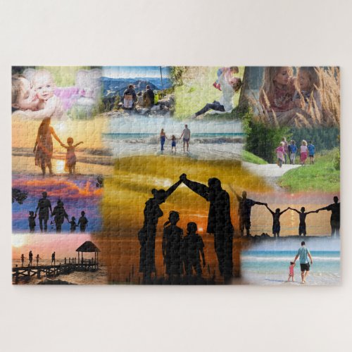 Collage of Your Family Photos Jigsaw Puzzle