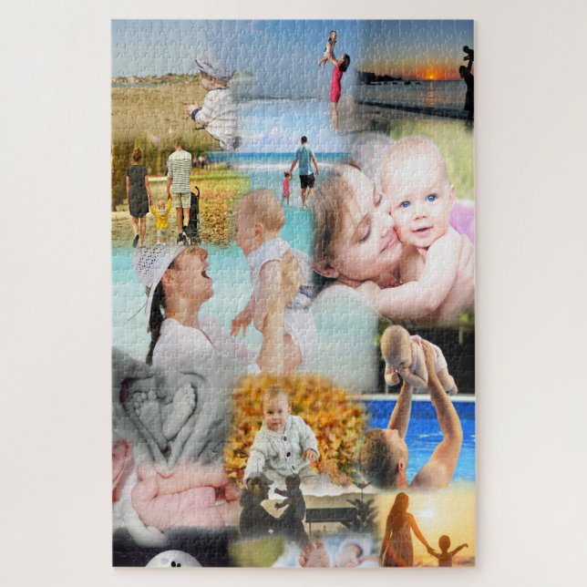 Collage of Your Family Photos Jigsaw Puzzle (Vertical)