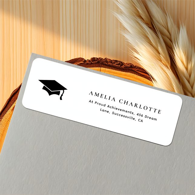 Collage or High School Graduation Return Address Label (Creator Uploaded)