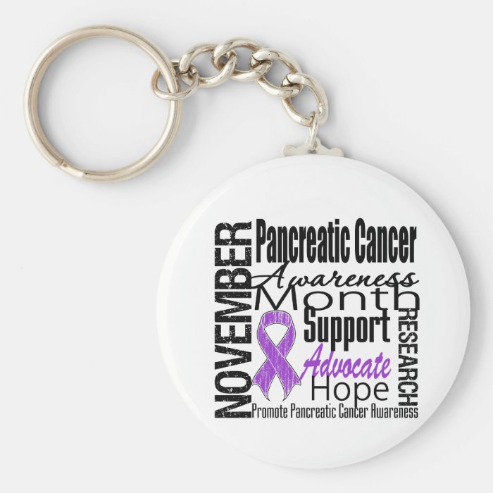Collage   Pancreatic Cancer Awareness Month Keychains