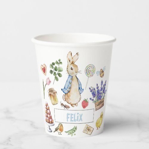 Collage Peter the Rabbit Paper Cups