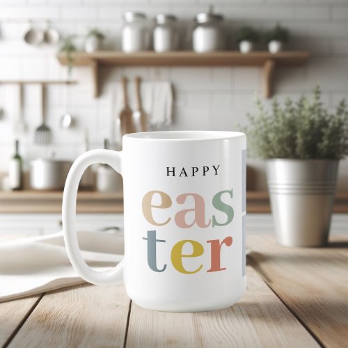 Collage Photo And Colorful Easter  Holiday Gift Coffee Mug