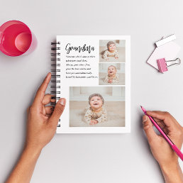 Collage Photo &amp; Best Grandma Ever Best Beauty Gift Notebook