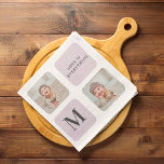 Collage Photo & Best Grandma Ever Best Purple Gift Kitchen Towel<br><div class="desc">This collage photo is a perfect Mother's Day gift for any mom who loves to cherish memories. The collage features a beautiful arrangement of purple-themed photos that capture your precious moments with your mom. The modern design of the collage gives it a sophisticated and elegant look that would complement any...</div>