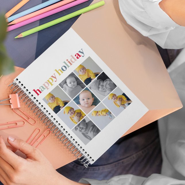 Collage Photo | Colorful Happy Holiday Planner (Creator Uploaded)