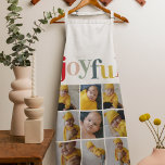 Collage Photo | Colorful Joyful Holiday Gift Apron<br><div class="desc">Collage Photo | Colorful Joyful Holiday Gift</div>