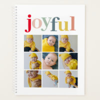 Collage Photo | Colorful Joyful Holiday Gift Planner