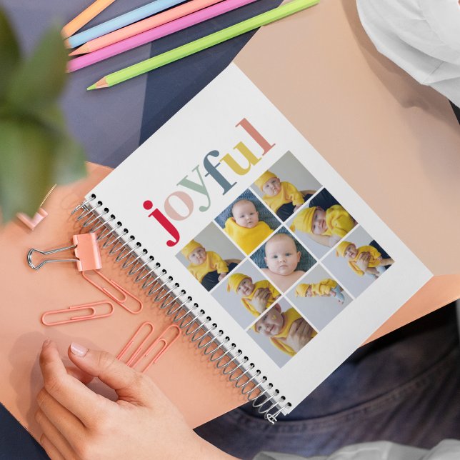 Collage Photo | Colorful Joyful Holiday Gift Planner (Creator Uploaded)
