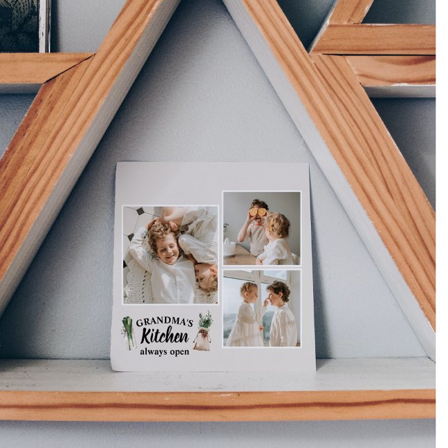 Collage Photo & Grandma Kitchen Is Always Open (Creator Uploaded)